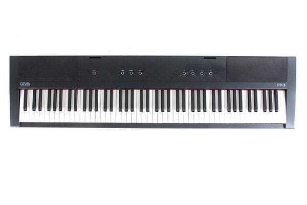 Horní pohled na přenosné digitální stage piano GEWA PP-3.